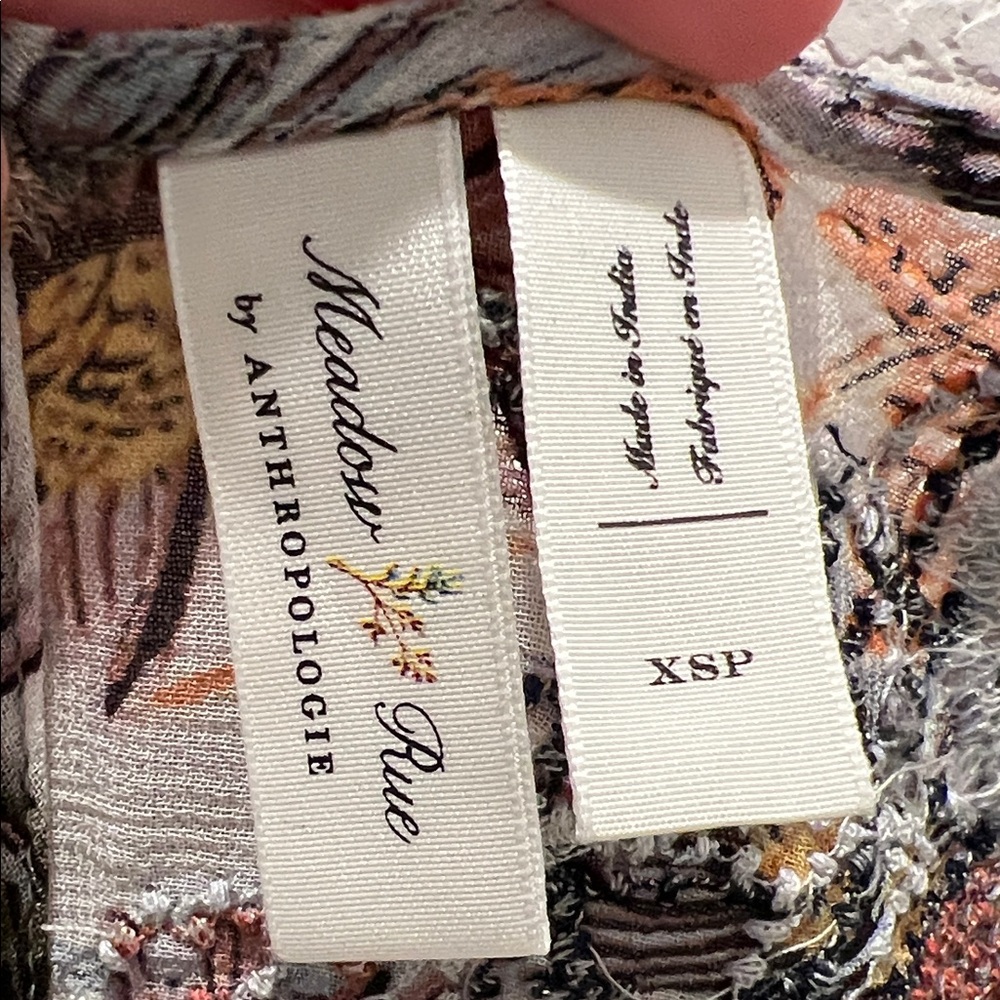 Anthropologie Espalier Embroidered Tunic Dress by Meadow Rue - Picture 2 of 13